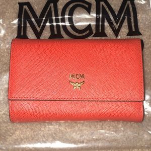 Authentic MCM Trifold Wallet